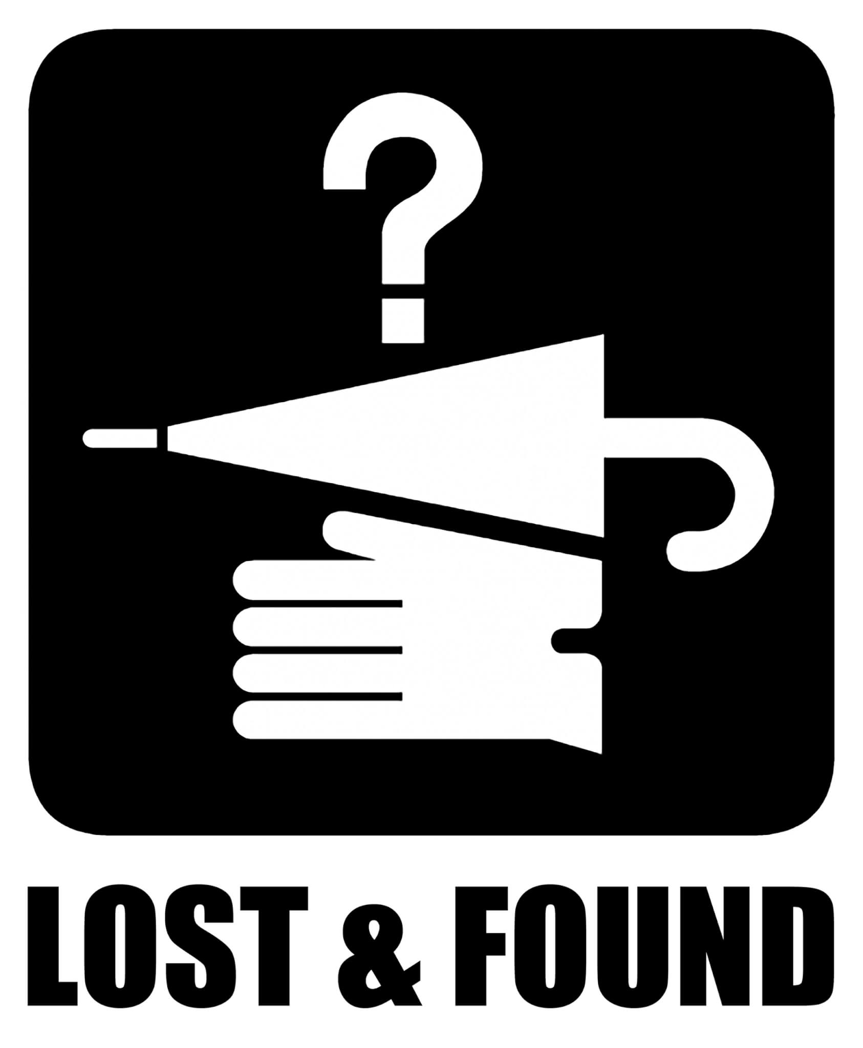 Lost & found graphic